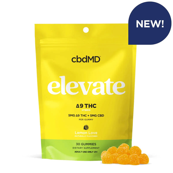 🙂 Gummies - Elevate THC|CBD - Hybrid Lemon